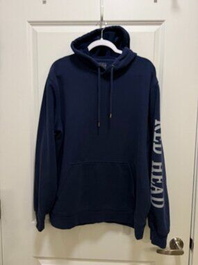 Red Head Brand Co. Red Head Brand Co. Men's Navy Blue Pullover Hoodie Sweatshirt